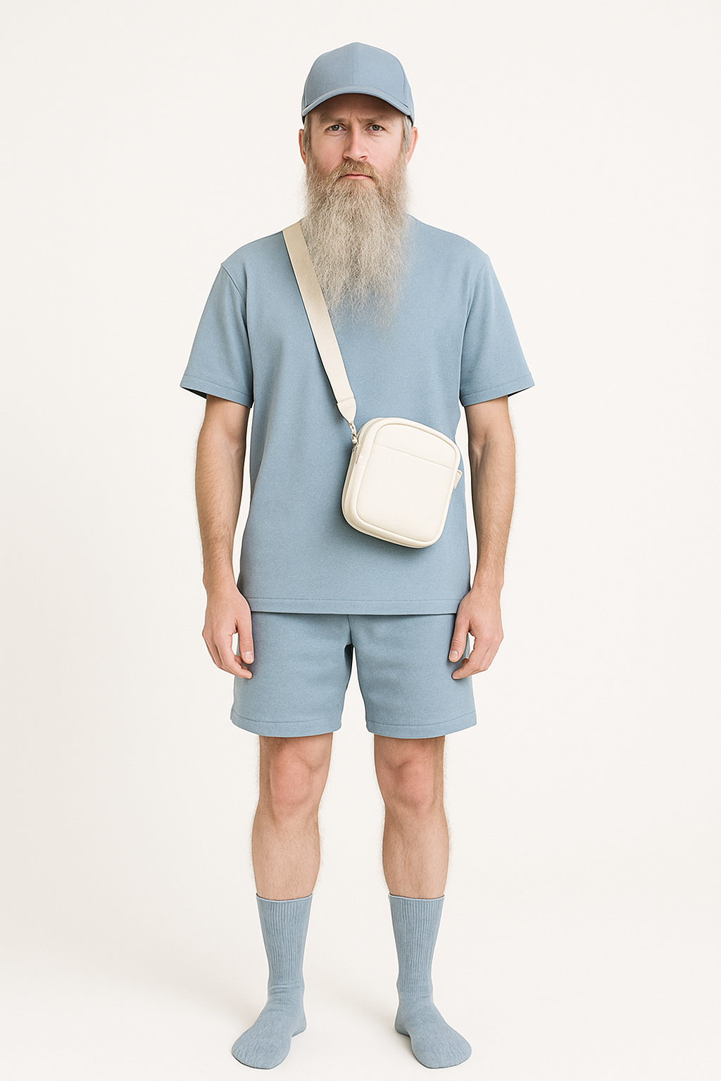 short blue apparel bundle